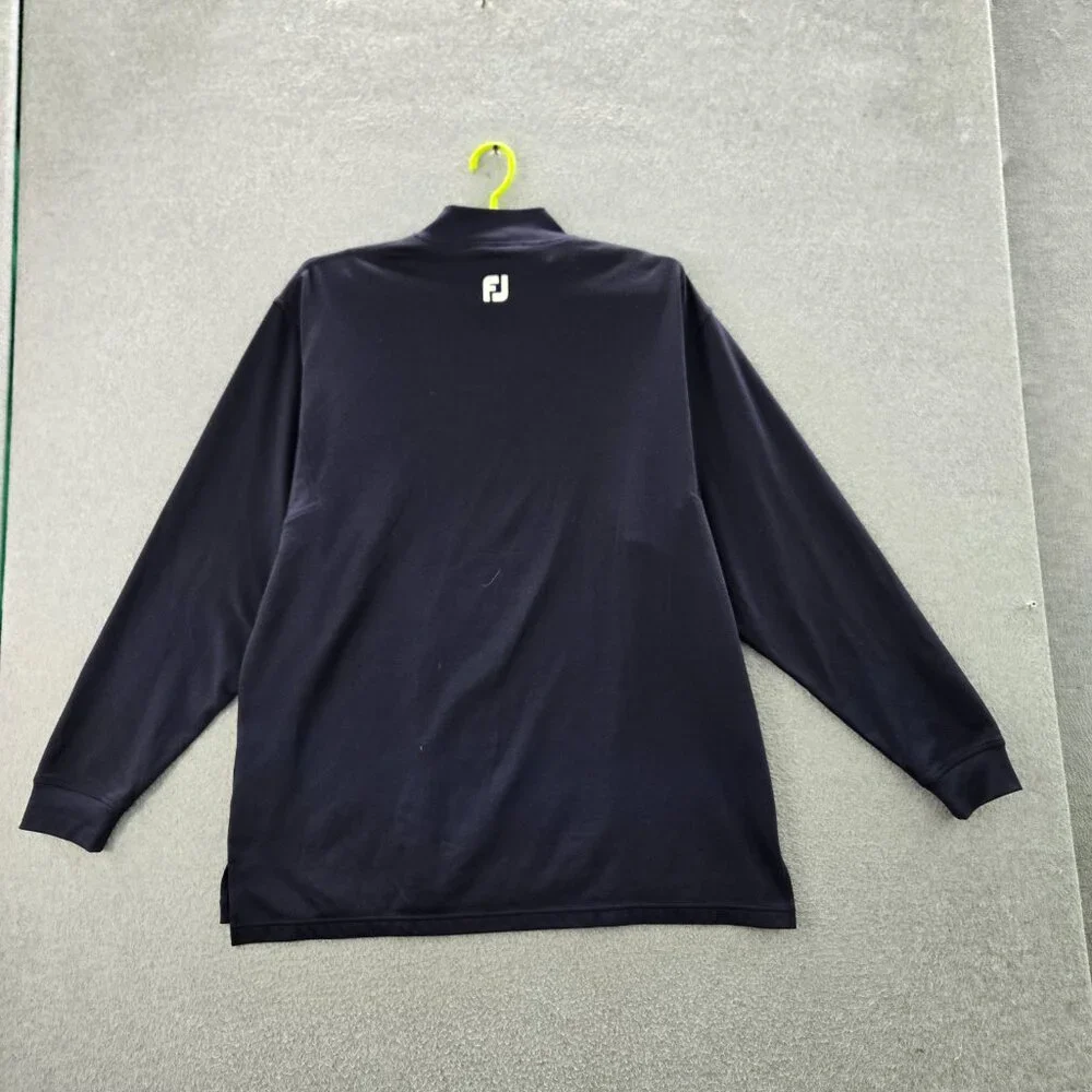 FootJoy Men Activewear Shirt 2XL Black Golf‎ Performance Mock Neck Base Layer